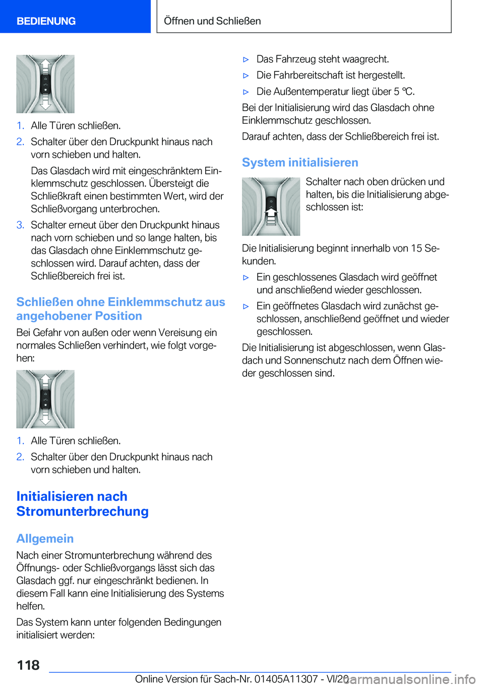 BMW 5 SERIES 2021  Betriebsanleitungen (in German) �1�.�A�l�l�e��T�