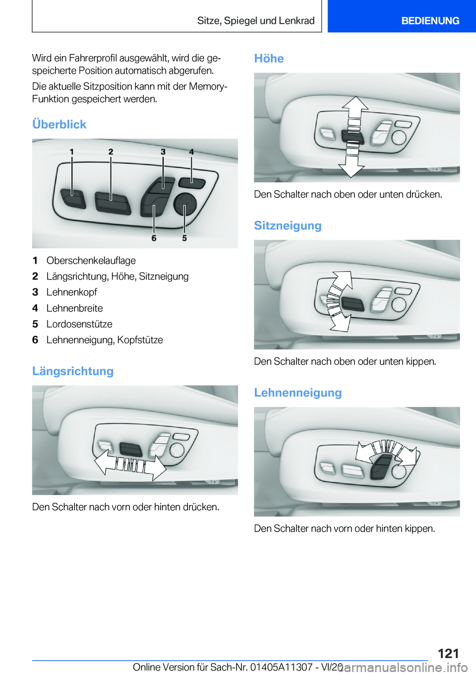 BMW 5 SERIES 2021  Betriebsanleitungen (in German) �W�i�r�d��e�i�n��F�a�h�r�e�r�p�r�o�f�i�l��a�u�s�g�e�w�