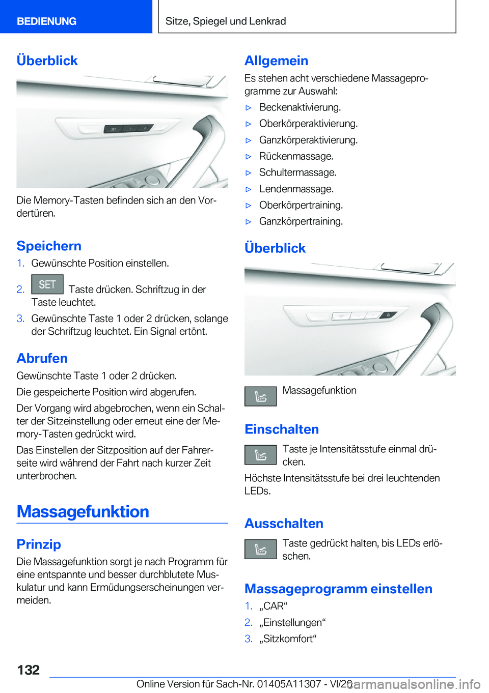 BMW 5 SERIES 2021  Betriebsanleitungen (in German) �