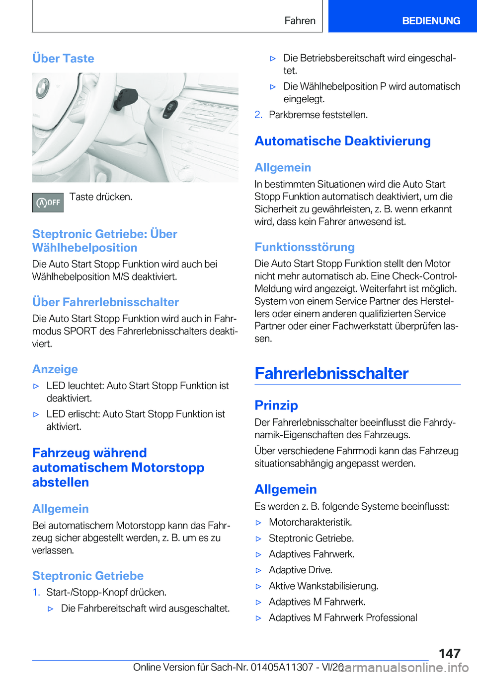 BMW 5 SERIES 2021  Betriebsanleitungen (in German) �