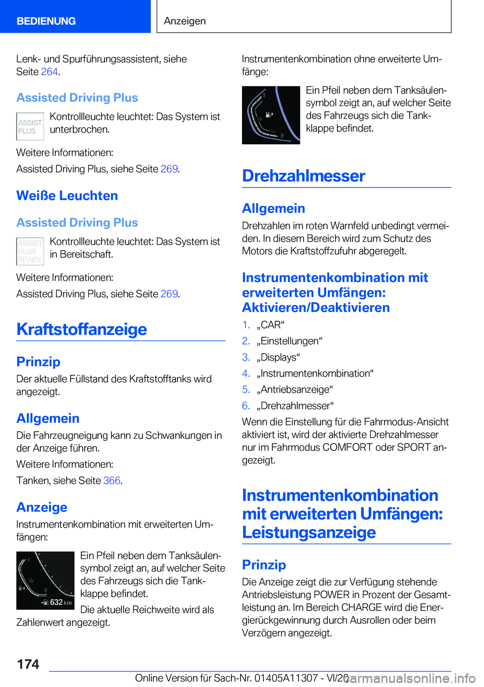 BMW 5 SERIES 2021  Betriebsanleitungen (in German) �L�e�n�k�-��u�n�d��S�p�u�r�f�