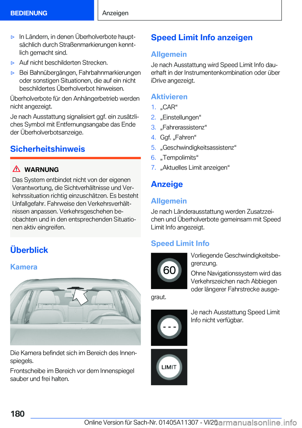 BMW 5 SERIES 2021  Betriebsanleitungen (in German) x�I�n��L�