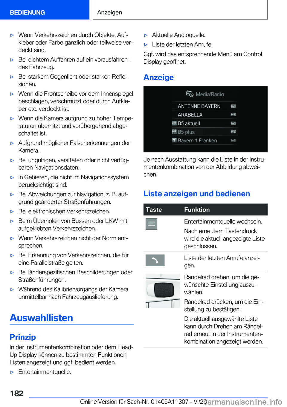 BMW 5 SERIES 2021  Betriebsanleitungen (in German) x�W�e�n�n��V�e�r�k�e�h�r�s�z�e�i�c�h�e�n��d�u�r�c�h��O�b�j�e�k�t�e�,��A�u�fj�k�l�e�b�e�r��o�d�e�r��F�a�r�b�e��g�