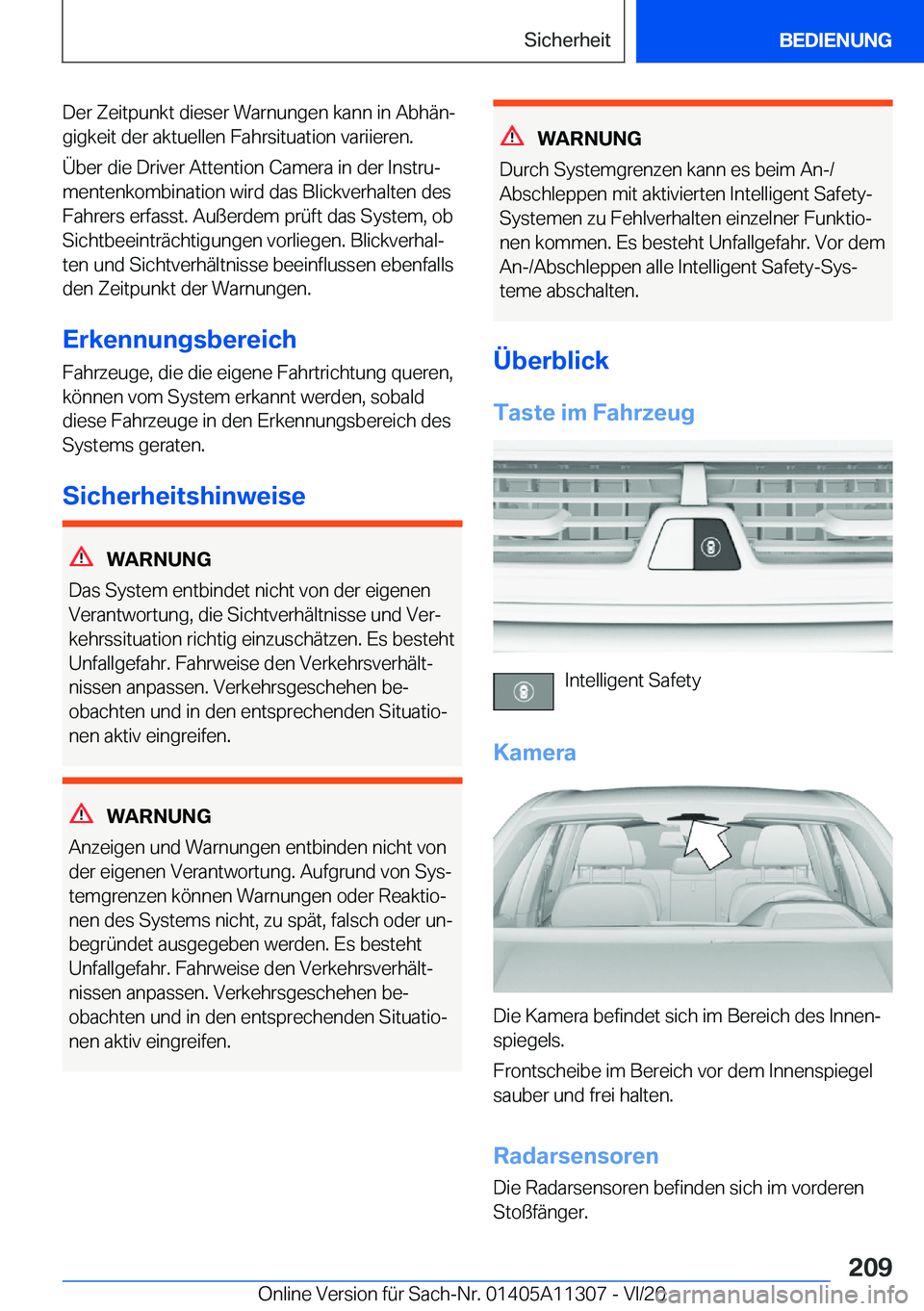 BMW 5 SERIES 2021  Betriebsanleitungen (in German) �D�e�r��Z�e�i�t�p�u�n�k�t��d�i�e�s�e�r��W�a�r�n�u�n�g�e�n��k�a�n�n��i�n��A�b�h�