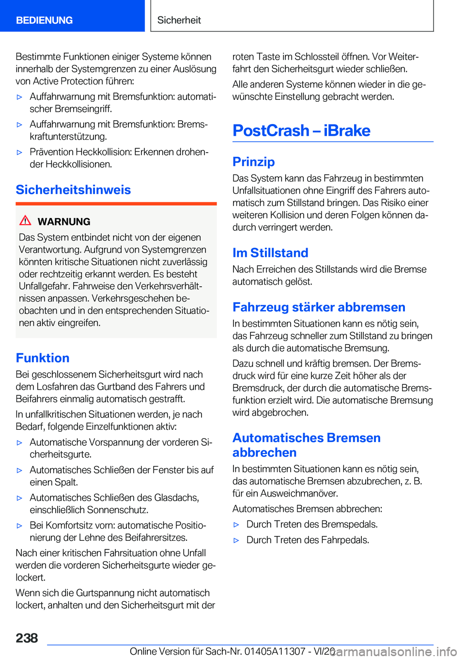 BMW 5 SERIES 2021  Betriebsanleitungen (in German) �B�e�s�t�i�m�m�t�e��F�u�n�k�t�i�o�n�e�n��e�i�n�i�g�e�r��S�y�s�t�e�m�e��k�
