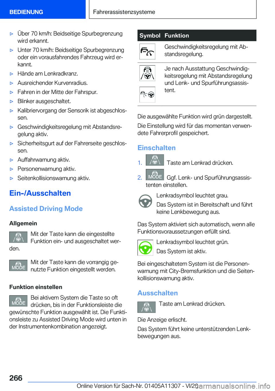 BMW 5 SERIES 2021  Betriebsanleitungen (in German) x�