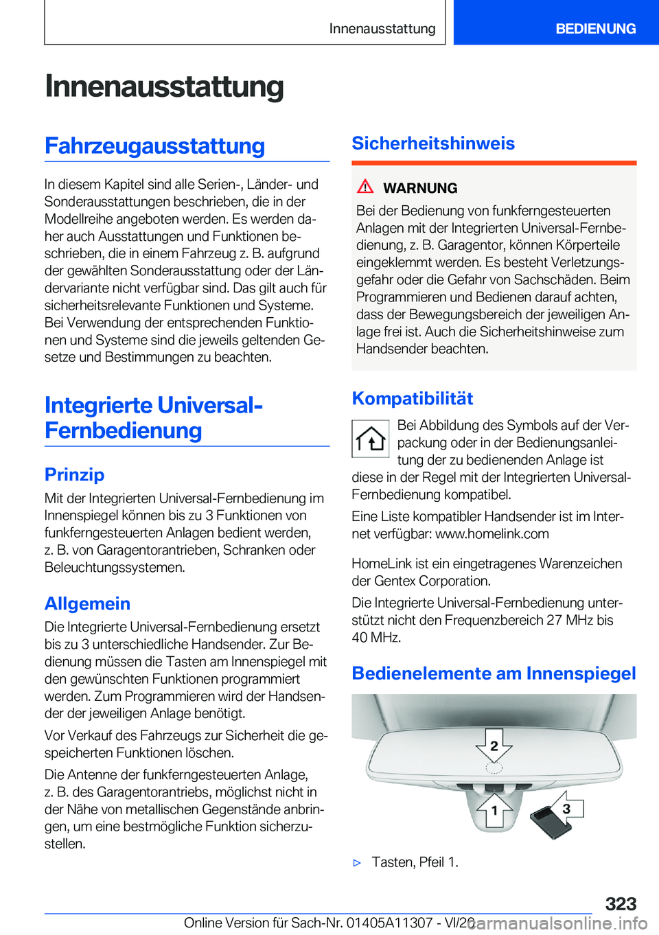 BMW 5 SERIES 2021  Betriebsanleitungen (in German) �I�n�n�e�n�a�u�s�s�t�a�t�t�u�n�g�F�a�h�r�z�e�u�g�a�u�s�s�t�a�t�t�u�n�g
�I�n��d�i�e�s�e�m��K�a�p�i�t�e�l��s�i�n�d��a�l�l�e��S�e�r�i�e�n�-�,��L�