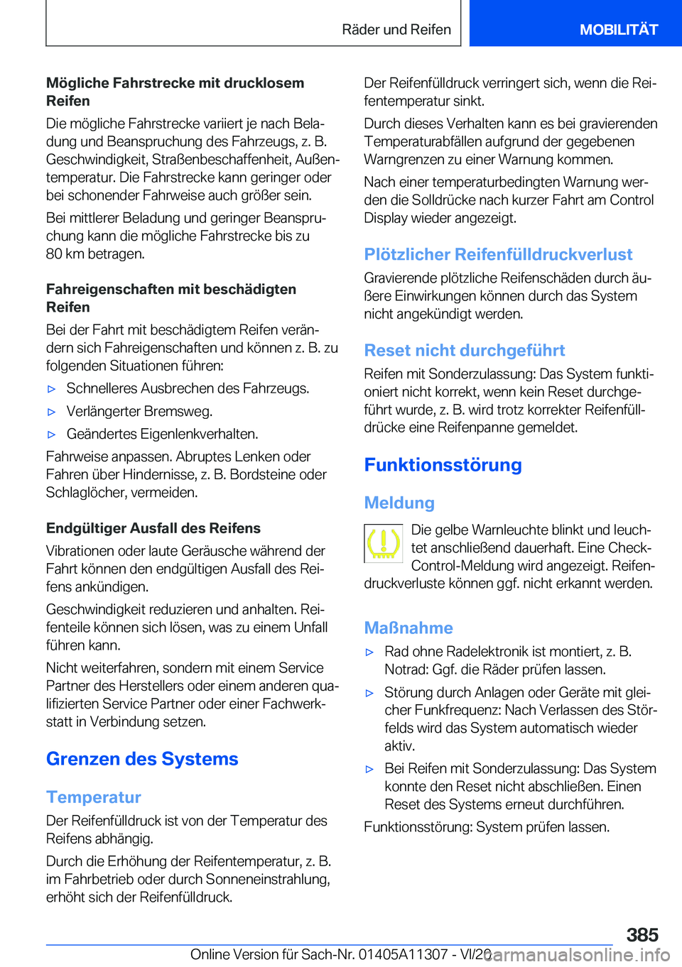 BMW 5 SERIES 2021  Betriebsanleitungen (in German) �M�
