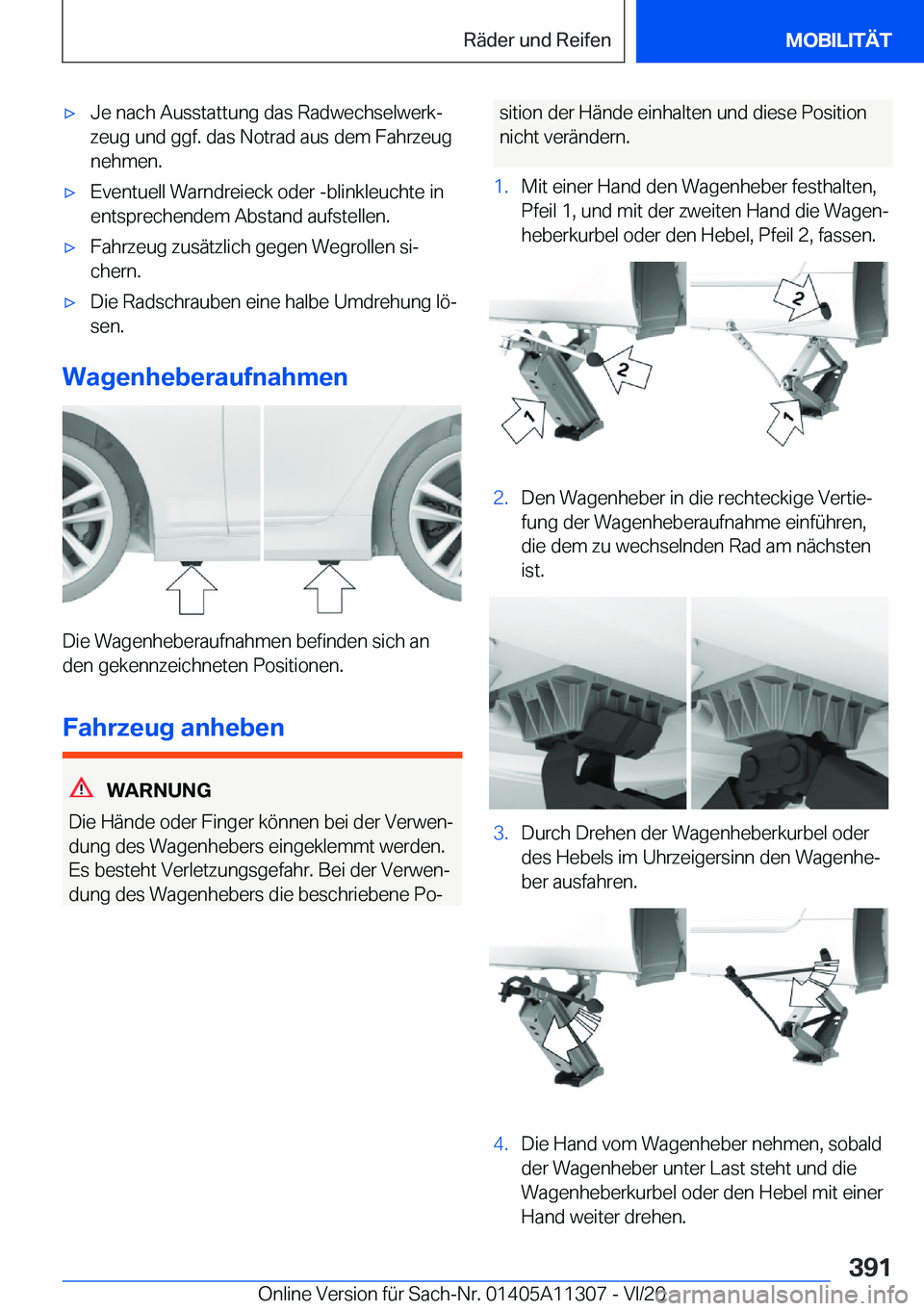 BMW 5 SERIES 2021  Betriebsanleitungen (in German) x�J�e��n�a�c�h��A�u�s�s�t�a�t�t�u�n�g��d�a�s��R�a�d�w�e�c�h�s�e�l�w�e�r�kj�z�e�u�g��u�n�d��g�g�f�.��d�a�s��N�o�t�r�a�d��a�u�s��d�e�m��F�a�h�r�z�e�u�g
�n�e�h�m�e�n�.x�E�v�e�n�t�u�e�l�l��