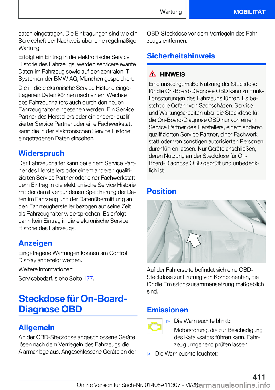 BMW 5 SERIES 2021  Betriebsanleitungen (in German) �d�a�t�e�n��e�i�n�g�e�t�r�a�g�e�n�.��D�i�e��E�i�n�t�r�a�g�u�n�g�e�n��s�i�n�d��w�i�e��e�i�n
�S�e�r�v�i�c�e�h�e�f�t��d�e�r��N�a�c�h�w�e�i�s��