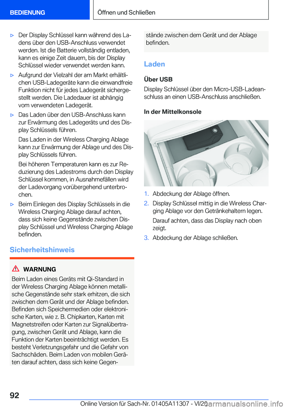 BMW 5 SERIES 2021  Betriebsanleitungen (in German) x�D�e�r��D�i�s�p�l�a�y��S�c�h�l�
