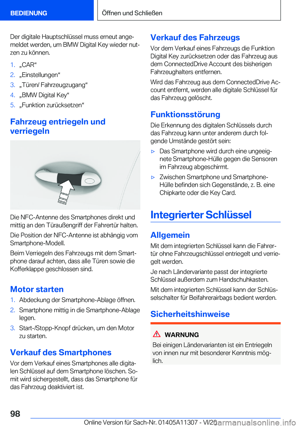 BMW 5 SERIES 2021  Betriebsanleitungen (in German) �D�e�r��d�i�g�i�t�a�l�e��H�a�u�p�t�s�c�h�l�
