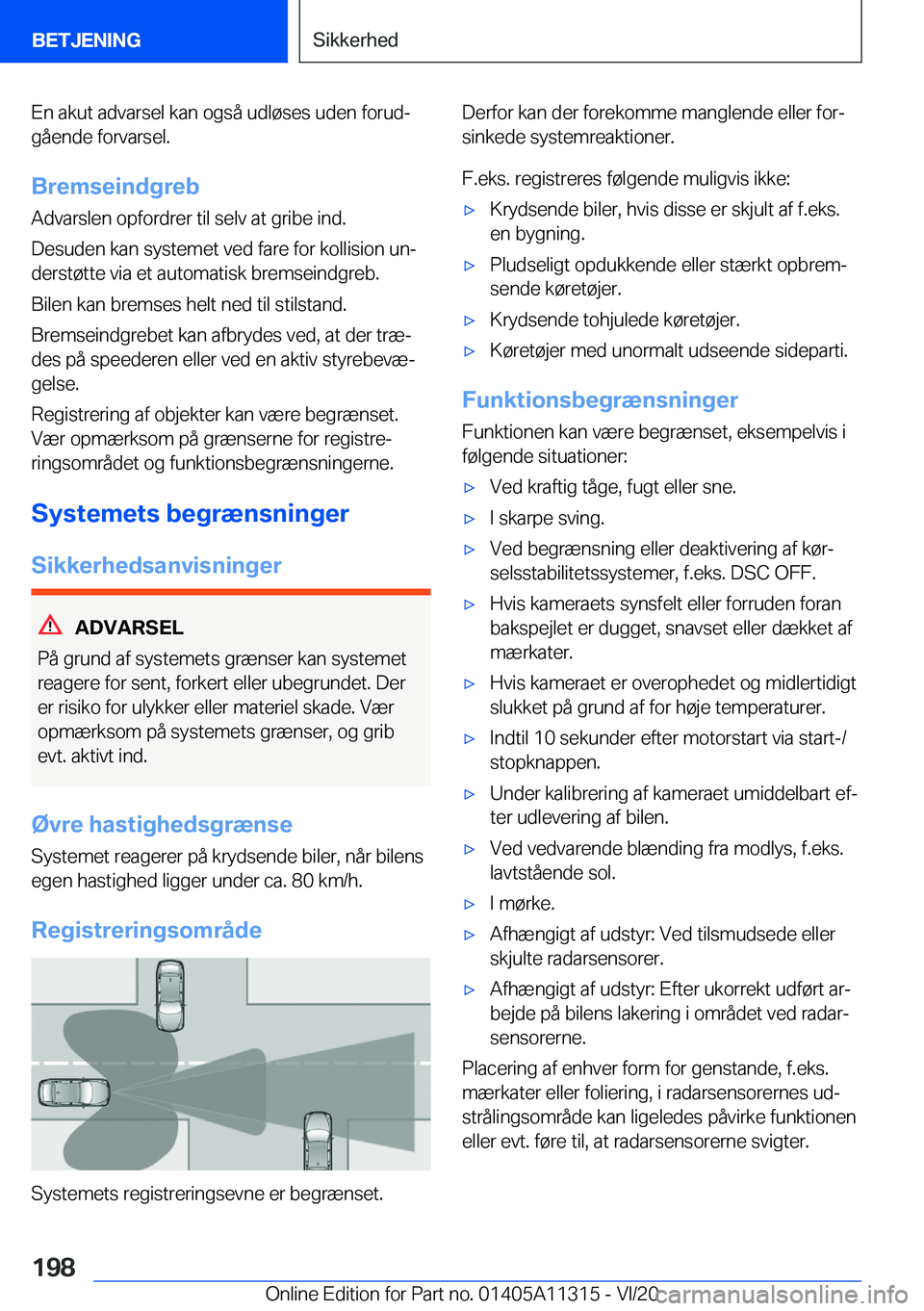 BMW 5 SERIES 2021  InstruktionsbØger (in Danish) �E�n��a�k�u�t��a�d�v�a�r�s�e�l��k�a�n��o�g�s�å��u�d�l�