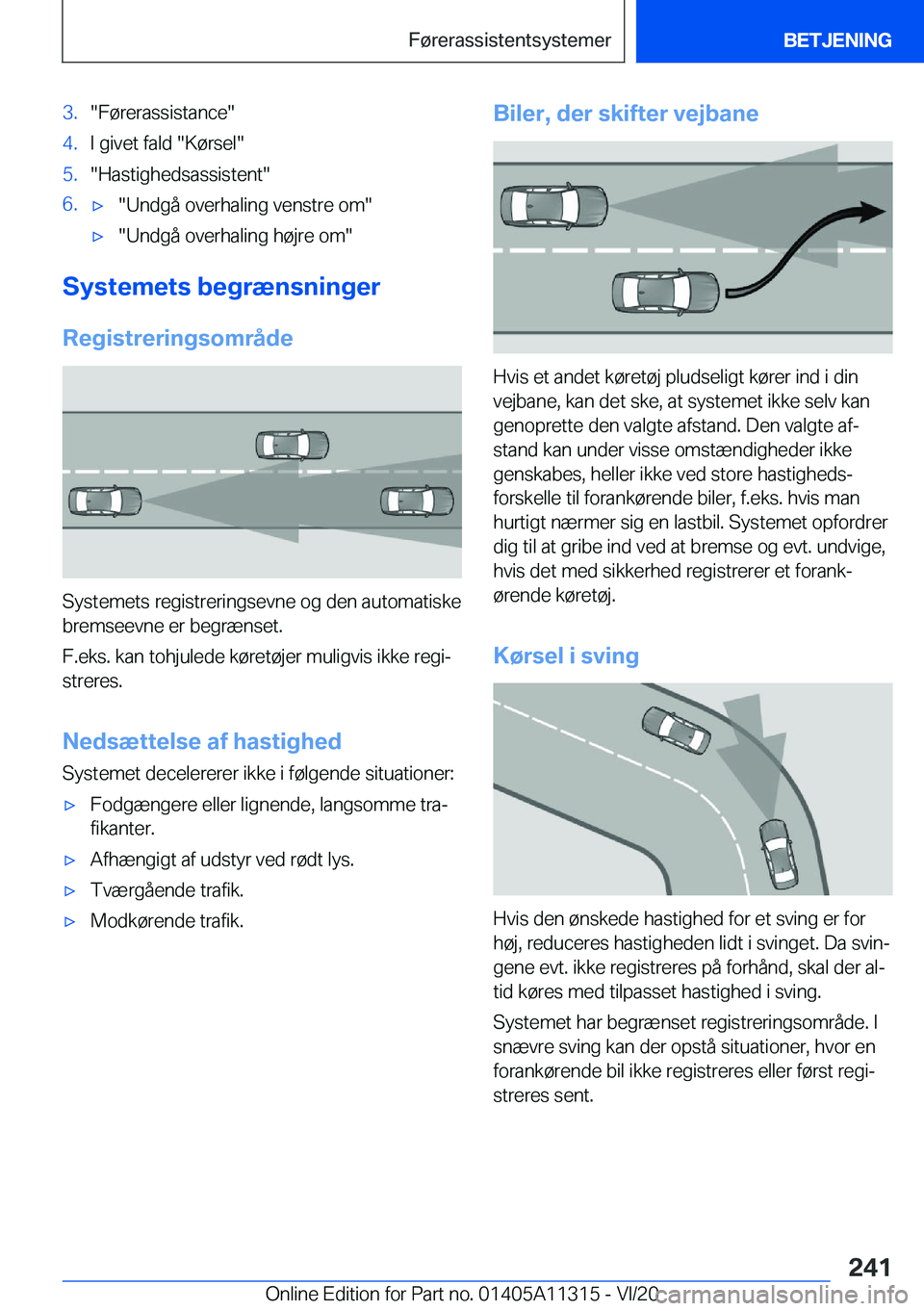 BMW 5 SERIES 2021  InstruktionsbØger (in Danish) �3�.��F�