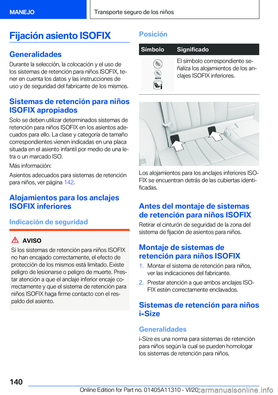 BMW 5 SERIES 2021  Manuales de Empleo (in Spanish) �F�i�j�a�c�i�