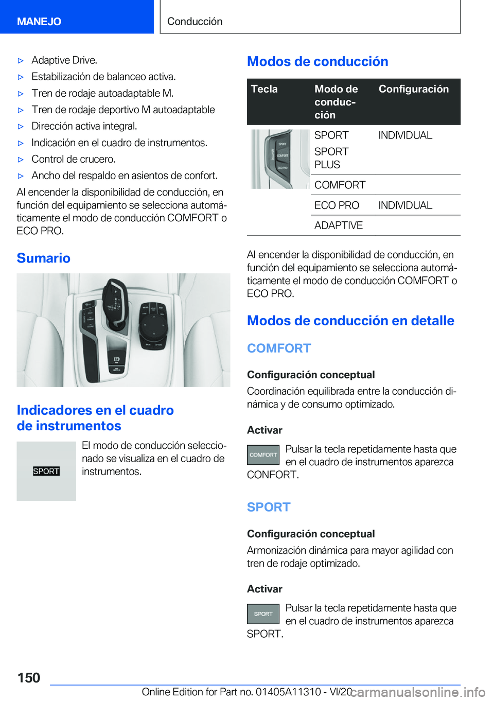 BMW 5 SERIES 2021  Manuales de Empleo (in Spanish) x�A�d�a�p�t�i�v�e��D�r�i�v�e�.x�E�s�t�a�b�i�l�i�z�a�c�i�