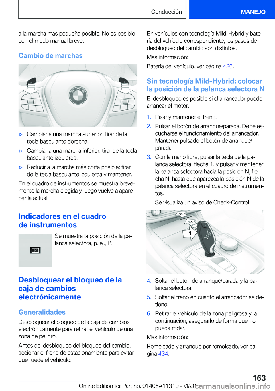 BMW 5 SERIES 2021  Manuales de Empleo (in Spanish) �a��l�a��m�a�r�c�h�a��m�