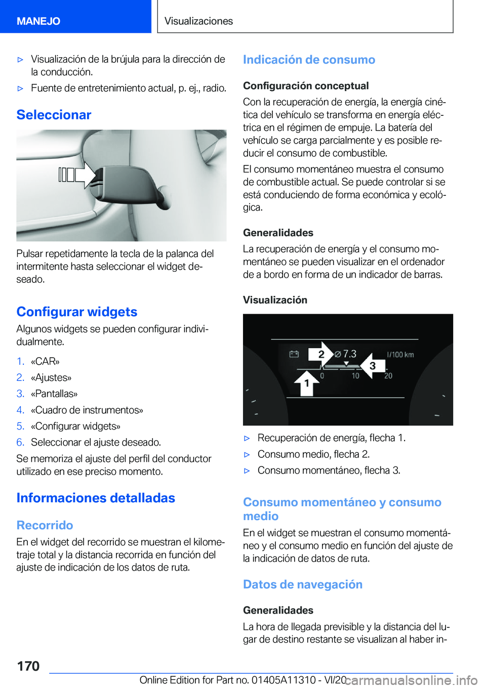 BMW 5 SERIES 2021  Manuales de Empleo (in Spanish) x�V�i�s�u�a�l�i�z�a�c�i�