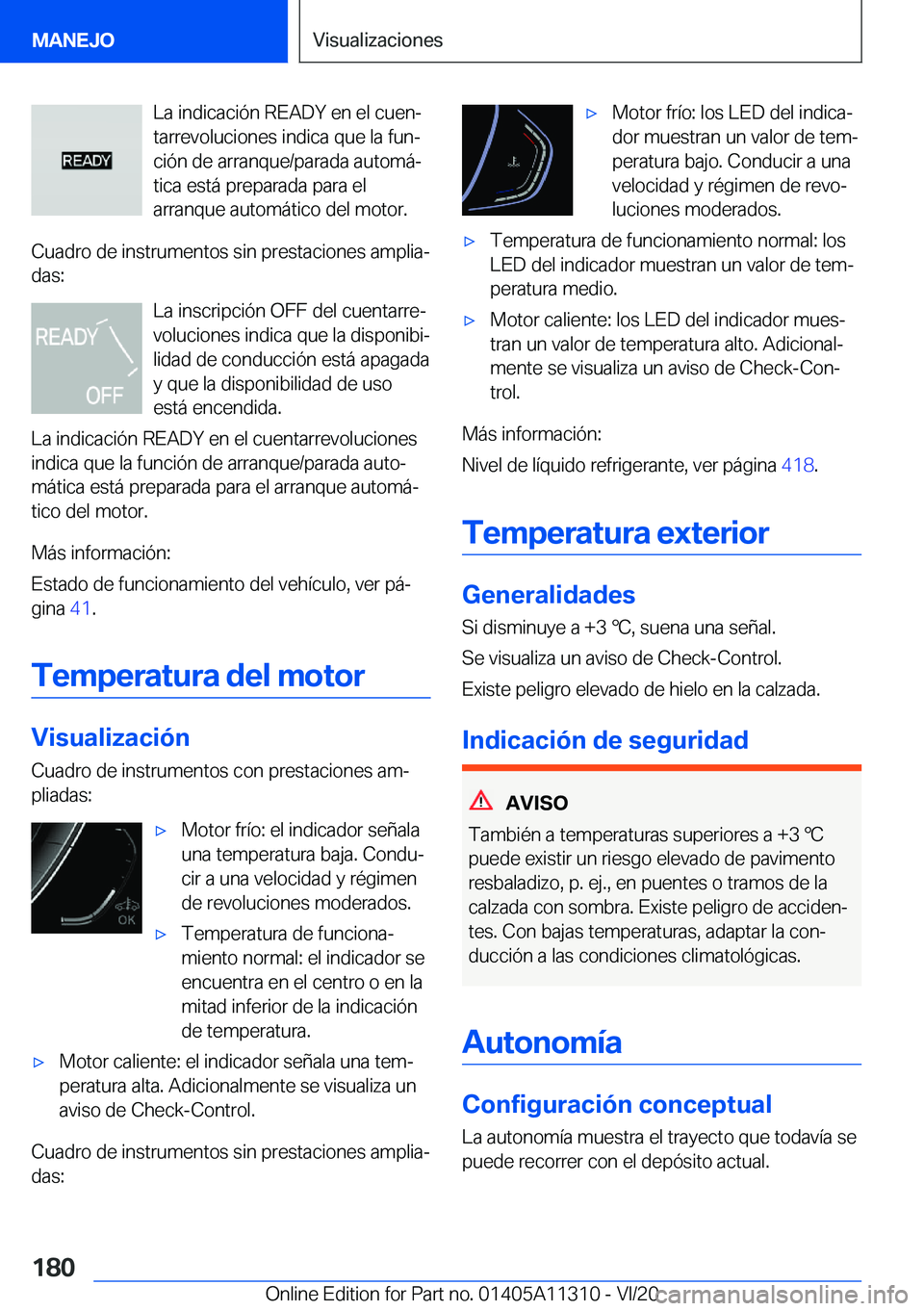 BMW 5 SERIES 2021  Manuales de Empleo (in Spanish) �L�a��i�n�d�i�c�a�c�i�