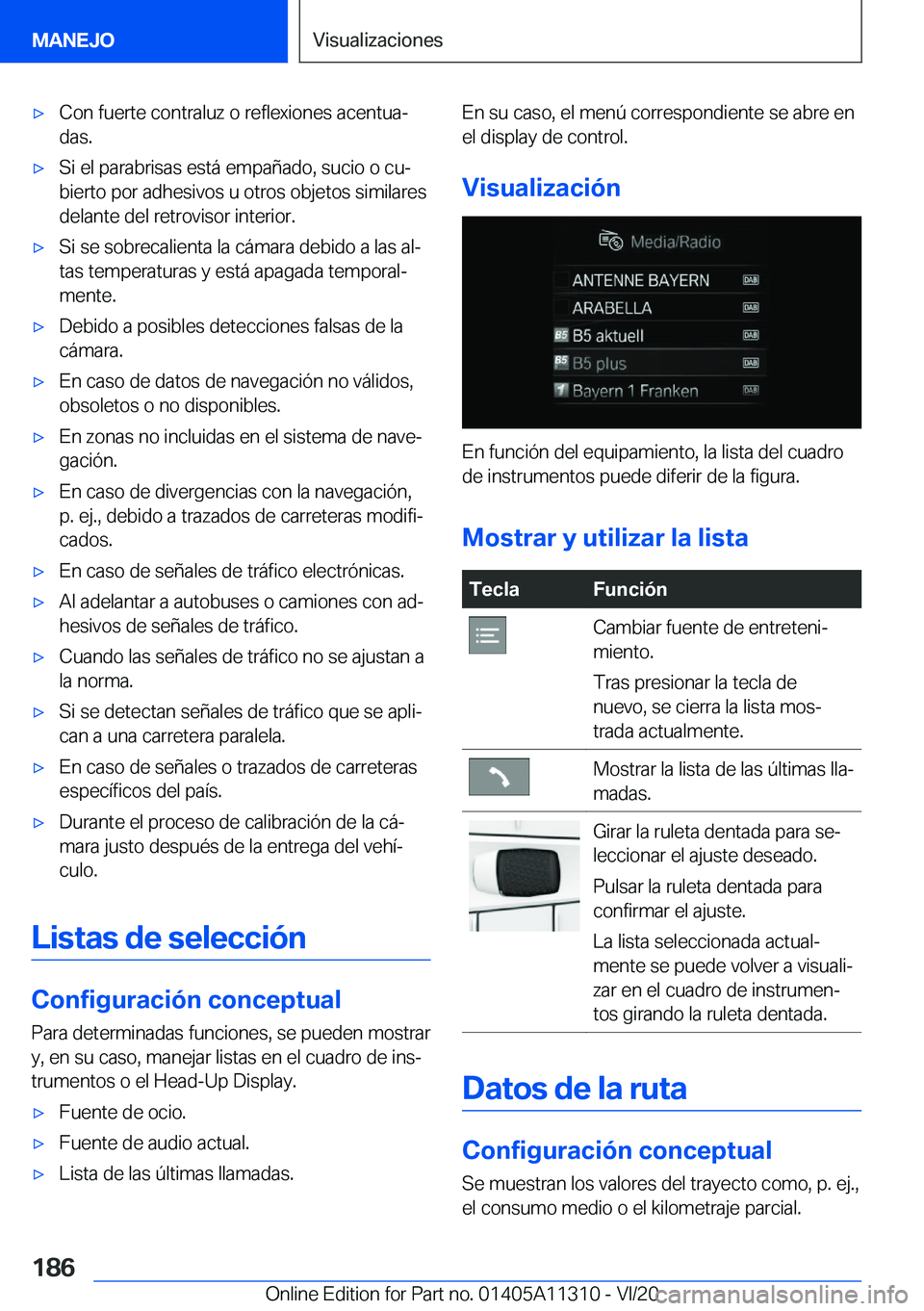 BMW 5 SERIES 2021  Manuales de Empleo (in Spanish) x�C�o�n��f�u�e�r�t�e��c�o�n�t�r�a�l�u�z��o��r�e�f�l�e�x�i�o�n�e�s��a�c�e�n�t�u�aª�d�a�s�.x�S�i��e�l��p�a�r�a�b�r�i�s�a�s��e�s�t�