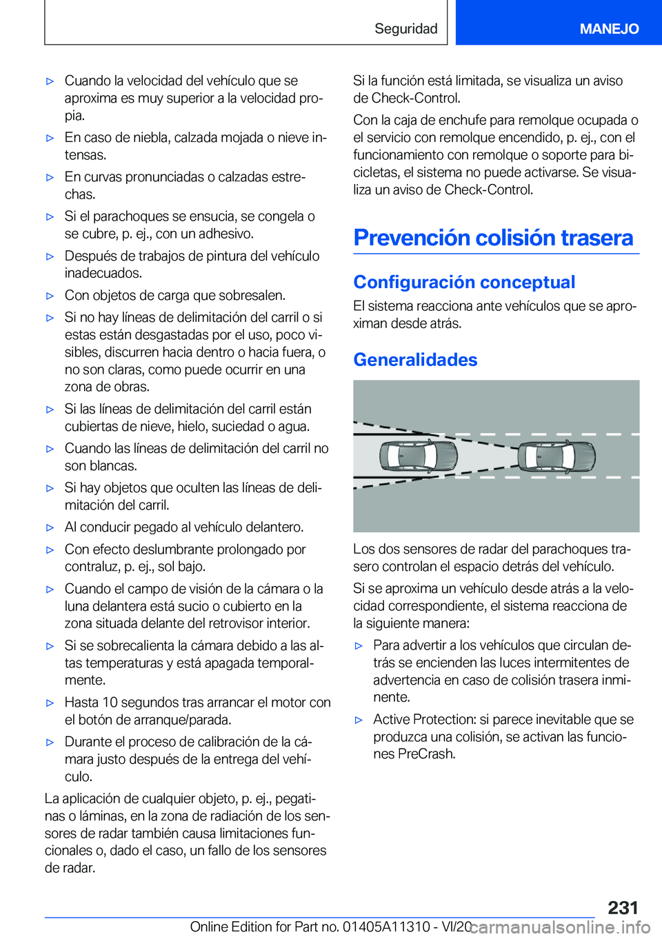 BMW 5 SERIES 2021  Manuales de Empleo (in Spanish) x�C�u�a�n�d�o��l�a��v�e�l�o�c�i�d�a�d��d�e�l��v�e�h�