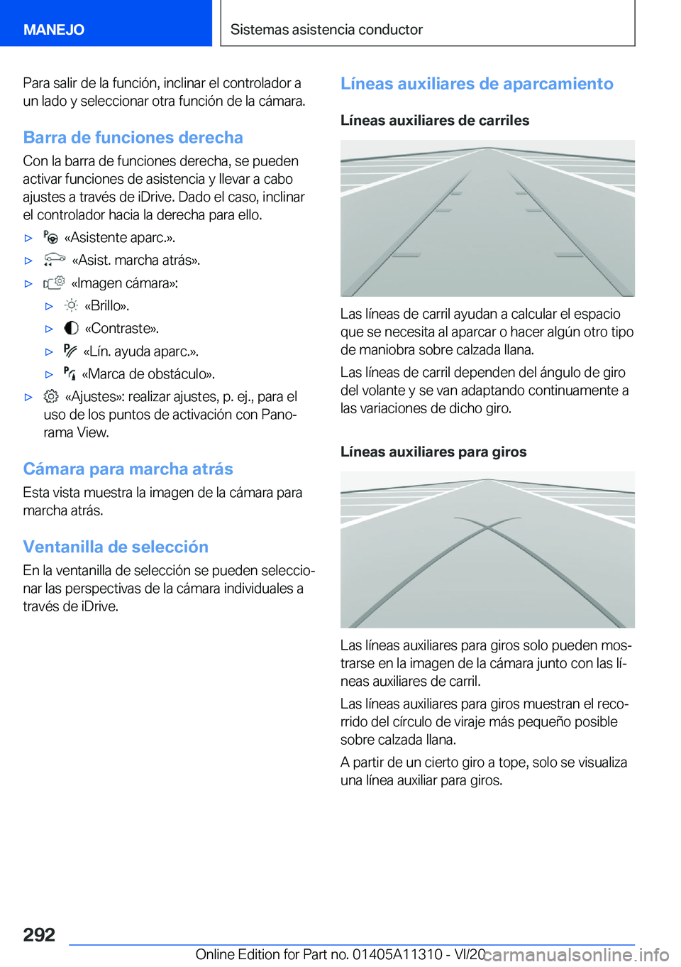 BMW 5 SERIES 2021  Manuales de Empleo (in Spanish) �P�a�r�a��s�a�l�i�r��d�e��l�a��f�u�n�c�i�