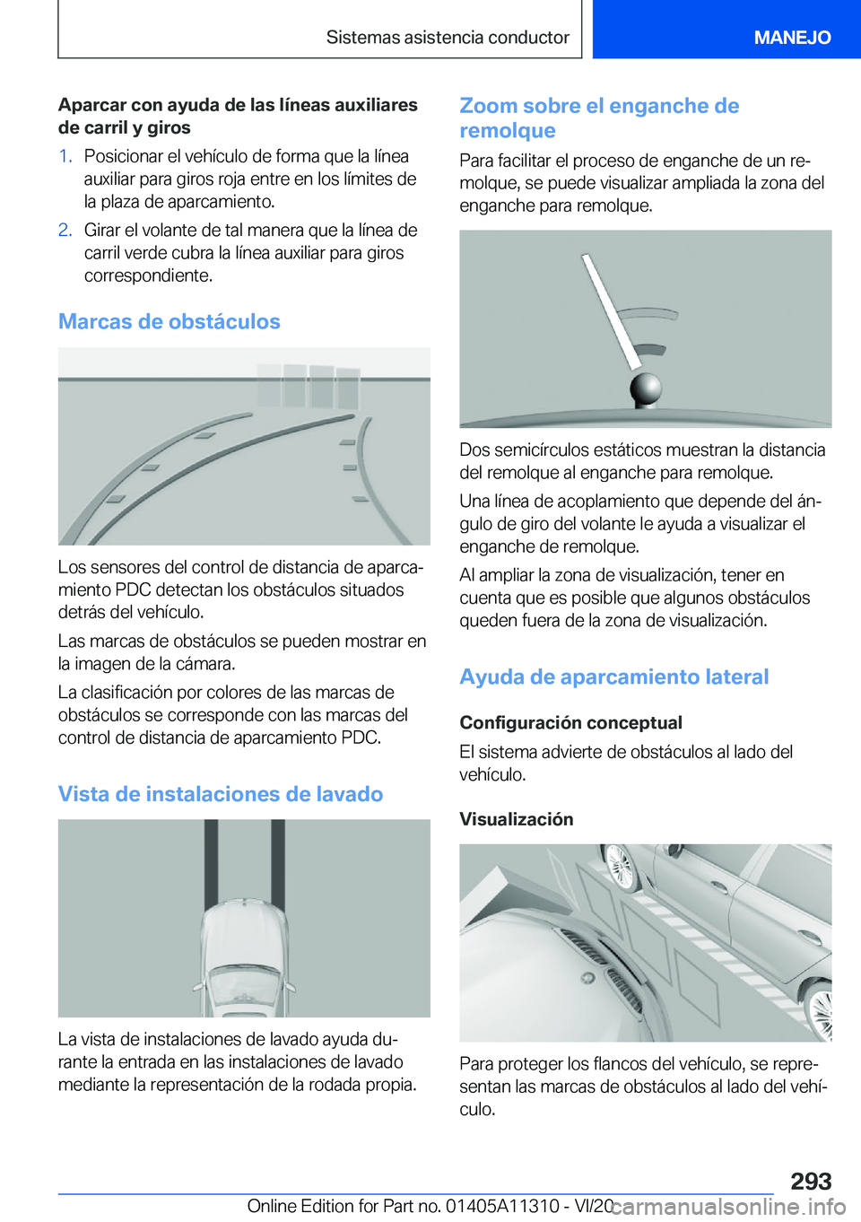 BMW 5 SERIES 2021  Manuales de Empleo (in Spanish) �A�p�a�r�c�a�r��c�o�n��a�y�u�d�a��d�e��l�a�s��l�
