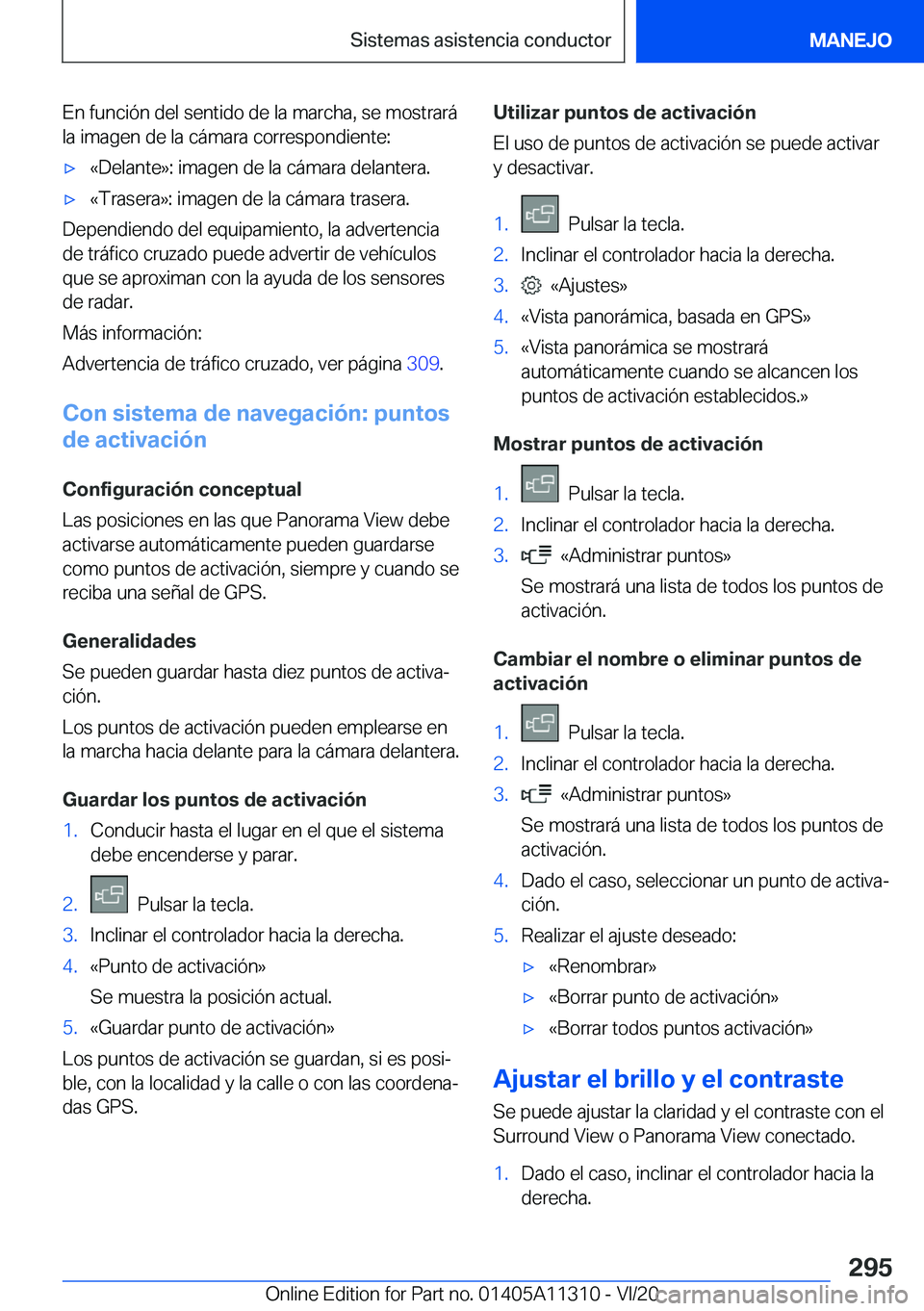 BMW 5 SERIES 2021  Manuales de Empleo (in Spanish) �E�n��f�u�n�c�i�