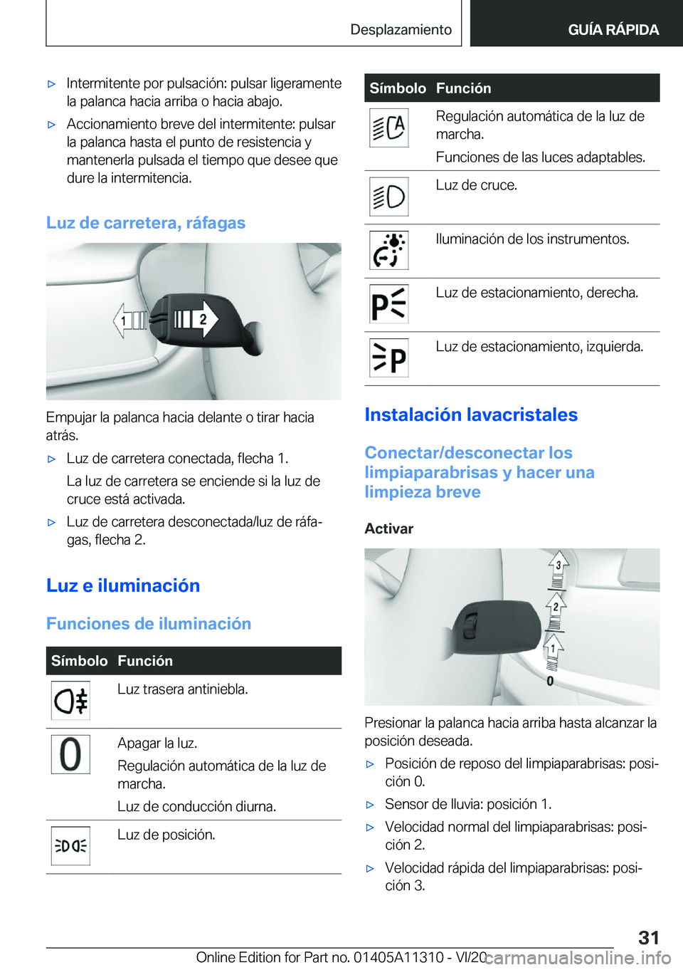 BMW 5 SERIES 2021  Manuales de Empleo (in Spanish) x�I�n�t�e�r�m�i�t�e�n�t�e��p�o�r��p�u�l�s�a�c�i�
