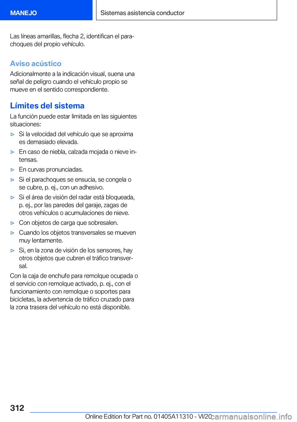BMW 5 SERIES 2021  Manuales de Empleo (in Spanish) �L�a�s��l�