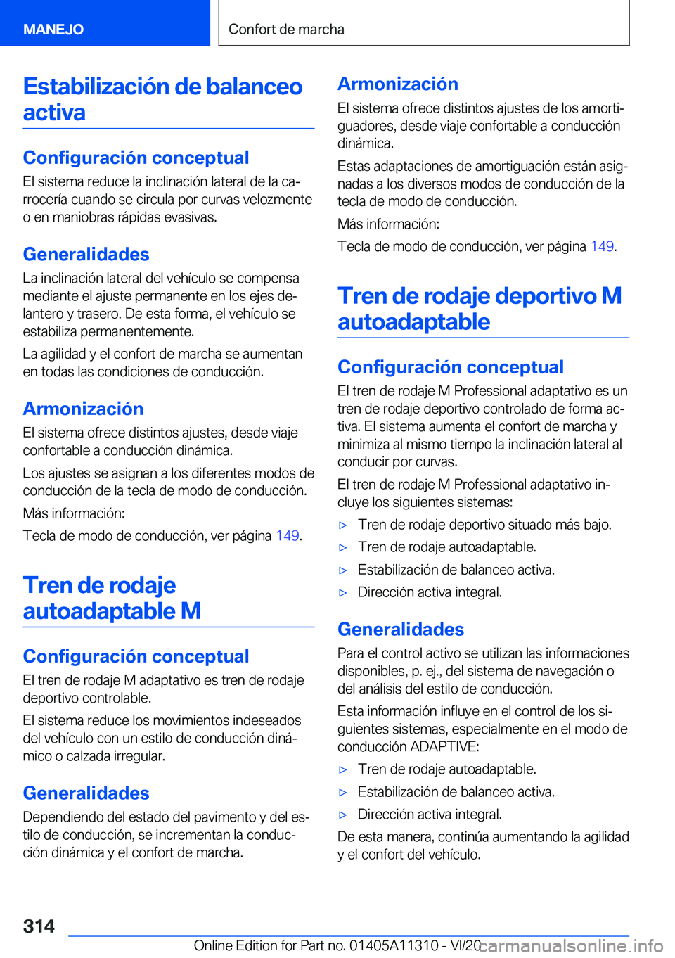 BMW 5 SERIES 2021  Manuales de Empleo (in Spanish) �E�s�t�a�b�i�l�i�z�a�c�i�