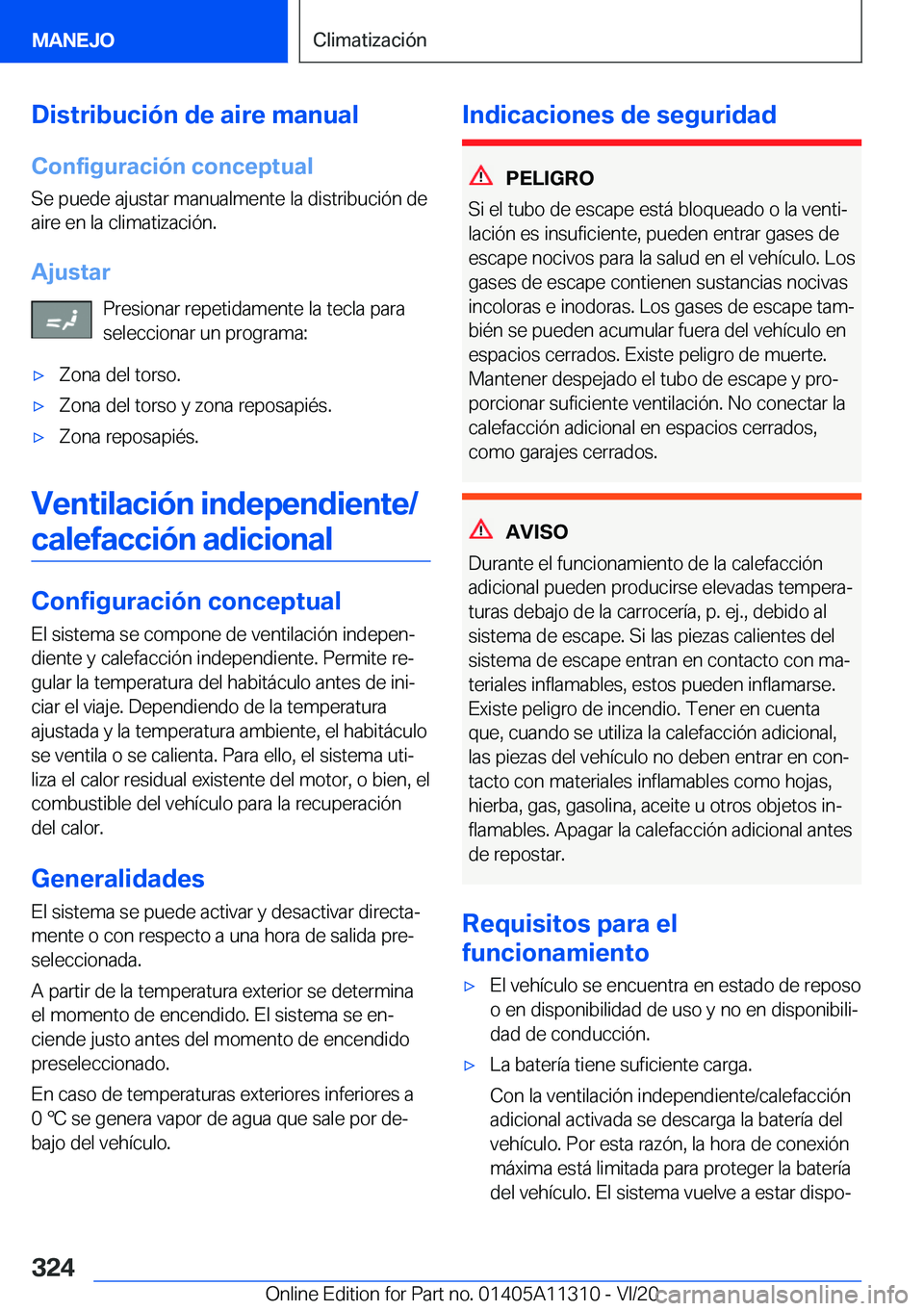 BMW 5 SERIES 2021  Manuales de Empleo (in Spanish) �D�i�s�t�r�i�b�u�c�i�