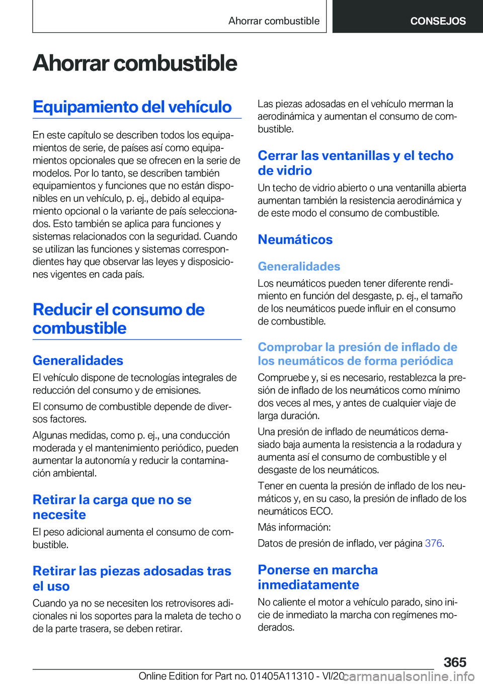 BMW 5 SERIES 2021  Manuales de Empleo (in Spanish) �A�h�o�r�r�a�r��c�o�m�b�u�s�t�i�b�l�e�E�q�u�i�p�a�m�i�e�n�t�o��d�e�l��v�e�h�
