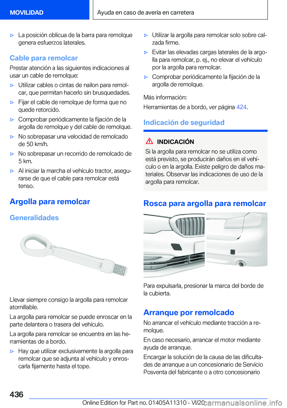 BMW 5 SERIES 2021  Manuales de Empleo (in Spanish) x�L�a��p�o�s�i�c�i�