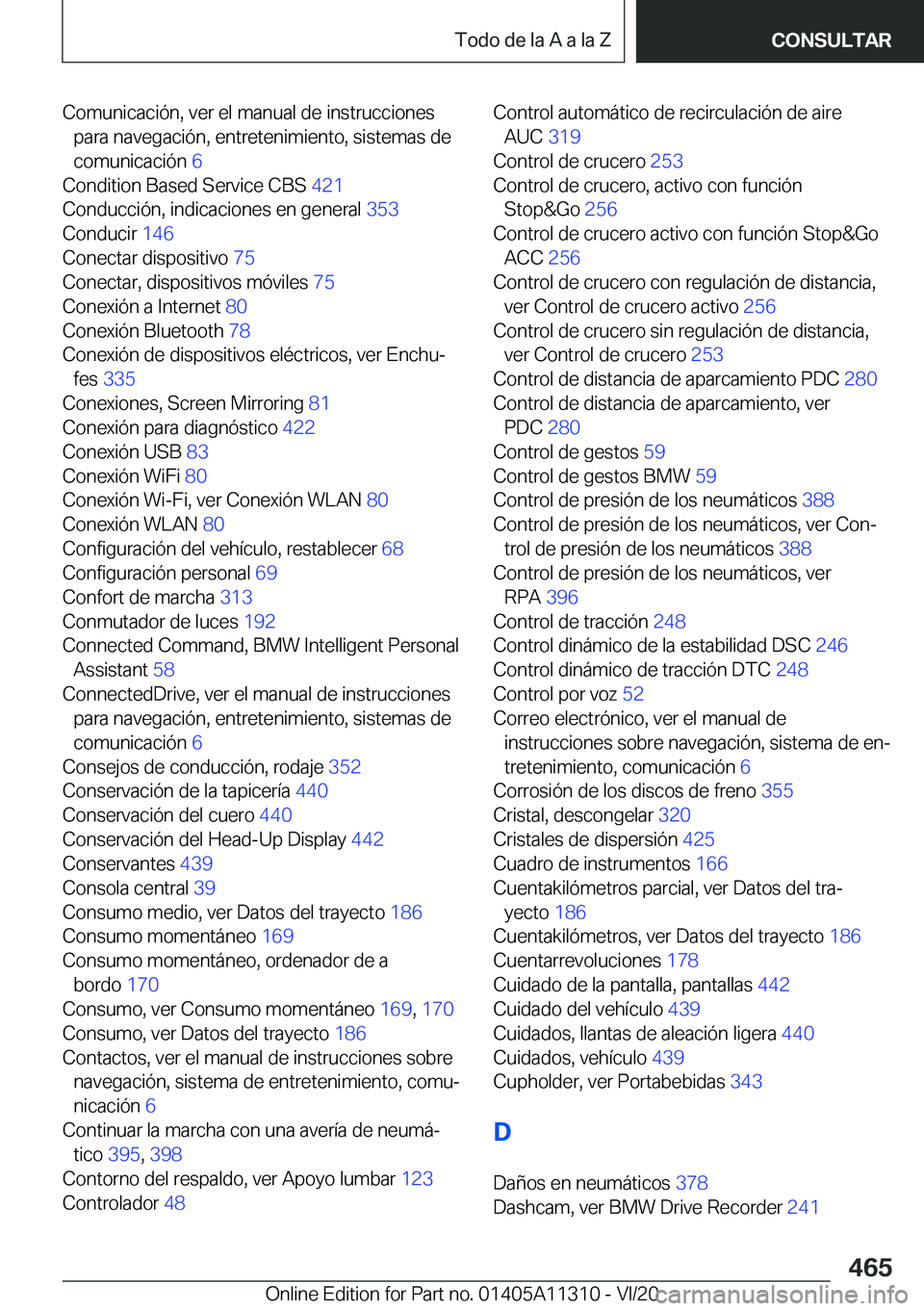 BMW 5 SERIES 2021  Manuales de Empleo (in Spanish) �C�o�m�u�n�i�c�a�c�i�