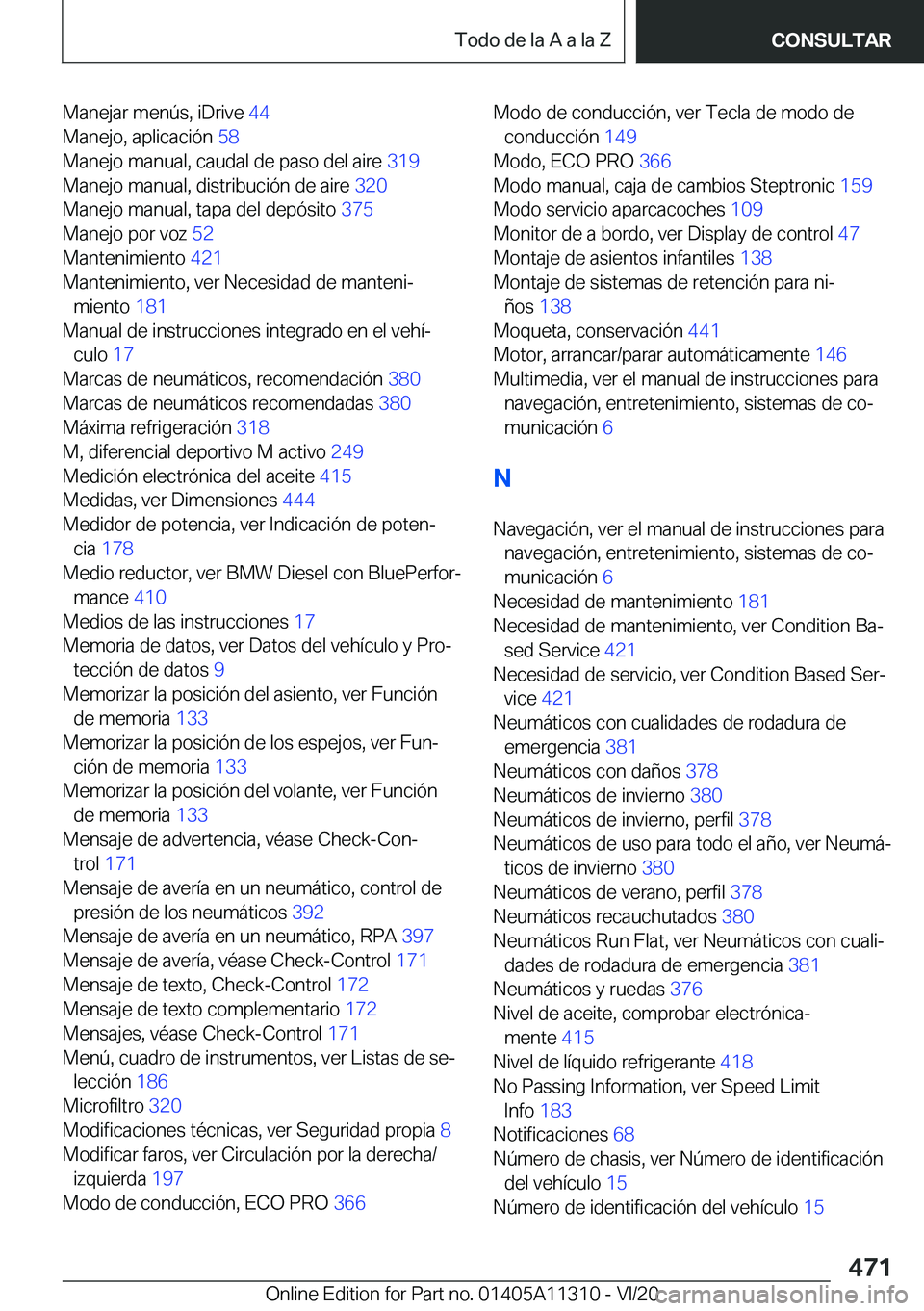 BMW 5 SERIES 2021  Manuales de Empleo (in Spanish) �M�a�n�e�j�a�r��m�e�n�