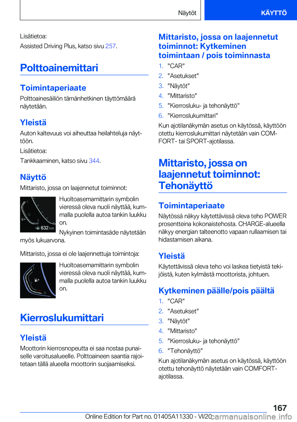 BMW 5 SERIES 2021  Omistajan Käsikirja (in Finnish) �L�i�s�
