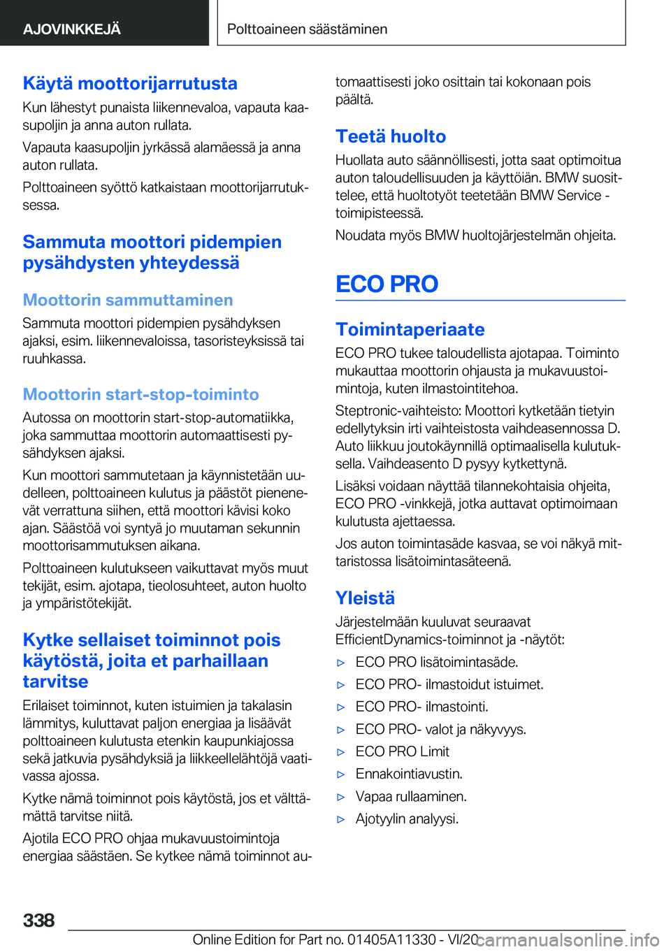BMW 5 SERIES 2021  Omistajan Käsikirja (in Finnish) �K�