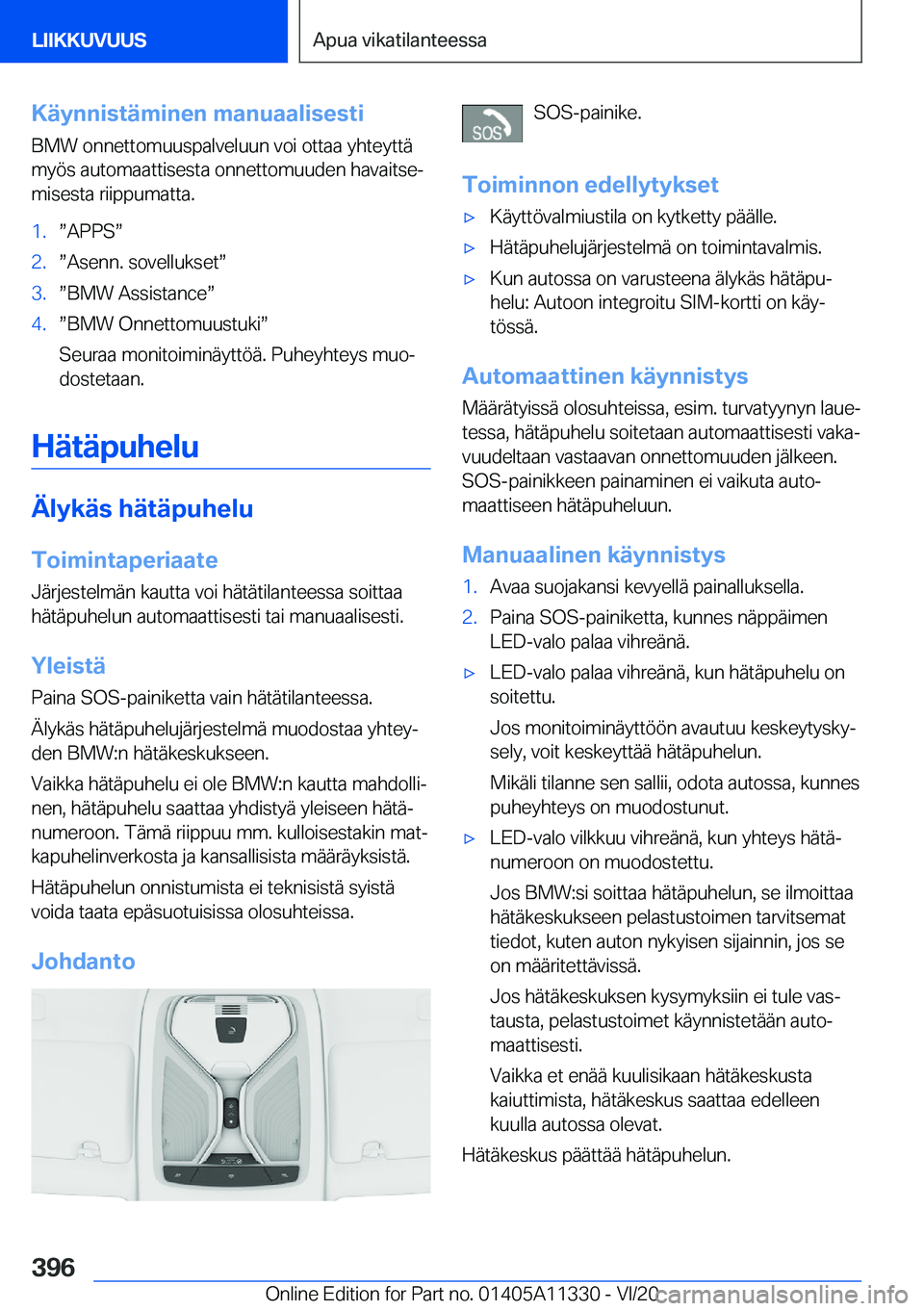 BMW 5 SERIES 2021  Omistajan Käsikirja (in Finnish) �K�