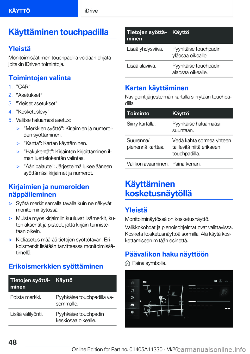 BMW 5 SERIES 2021  Omistajan Käsikirja (in Finnish) �K�