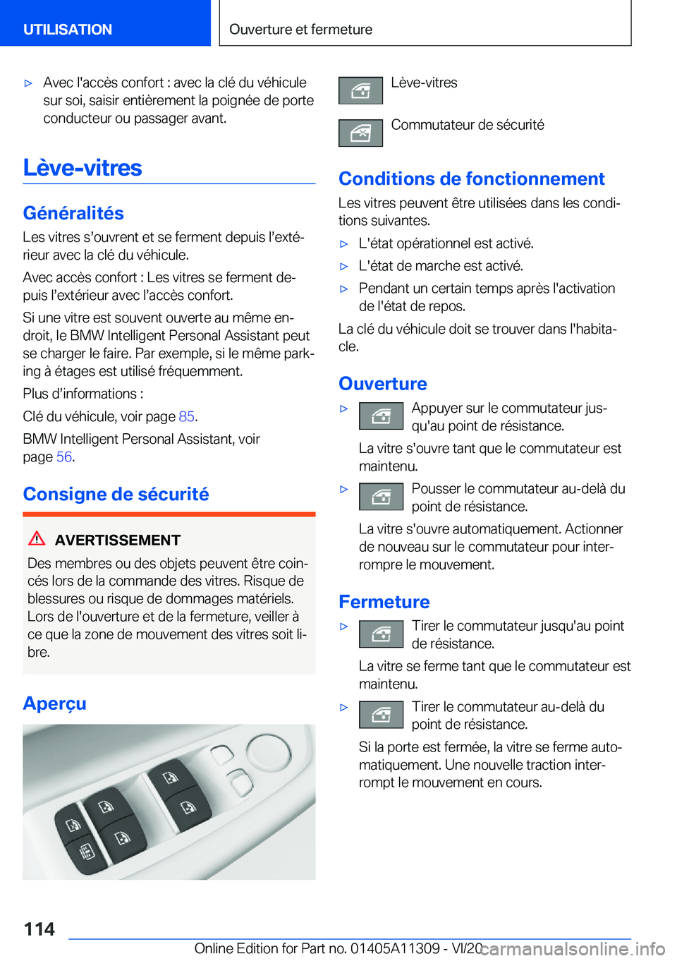 BMW 5 SERIES 2021  Notices Demploi (in French) 'x�A�v�e�c��l�'�a�c�c�è�s��c�o�n�f�o�r�t��:��a�v�e�c��l�a��c�l�é��d�u��v�é�h�i�c�u�l�e�s�u�r��s�o�i�,��s�a�i�s�i�r��e�n�t�i�è�r�e�m�e�n�t��l�a��p�o�i�g�n�é�e��d�e��p�o�r�t�