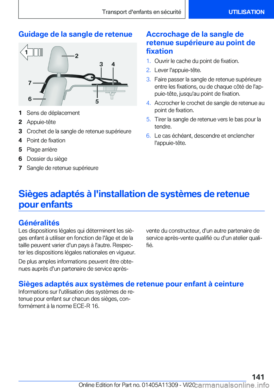 BMW 5 SERIES 2021  Notices Demploi (in French) �G�u�i�d�a�g�e��d�e��l�a��s�a�n�g�l�e��d�e��r�e�t�e�n�u�e�1�S�e�n�s��d�e��d�é�p�l�a�c�e�m�e�n�t�2�A�p�p�u�i�e�-�t�ê�t�e�3�C�r�o�c�h�e�t��d�e��l�a��s�a�n�g�l�e��d�e��r�e�t�e�n�u�e��s�u�p