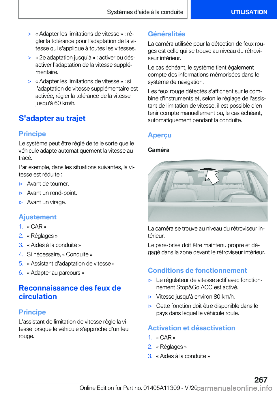 BMW 5 SERIES 2021  Notices Demploi (in French) 'x�k��A�d�a�p�t�e�r��l�e�s��l�i�m�i�t�a�t�i�o�n�s��d�e��v�i�t�e�s�s�e��{��:��r�éj
�g�l�e�r��l�a��t�o�l�é�r�a�n�c�e��p�o�u�r��ls�a�d�a�p�t�a�t�i�o�n��d�e��l�a��v�ij �t�e�s�s�e�