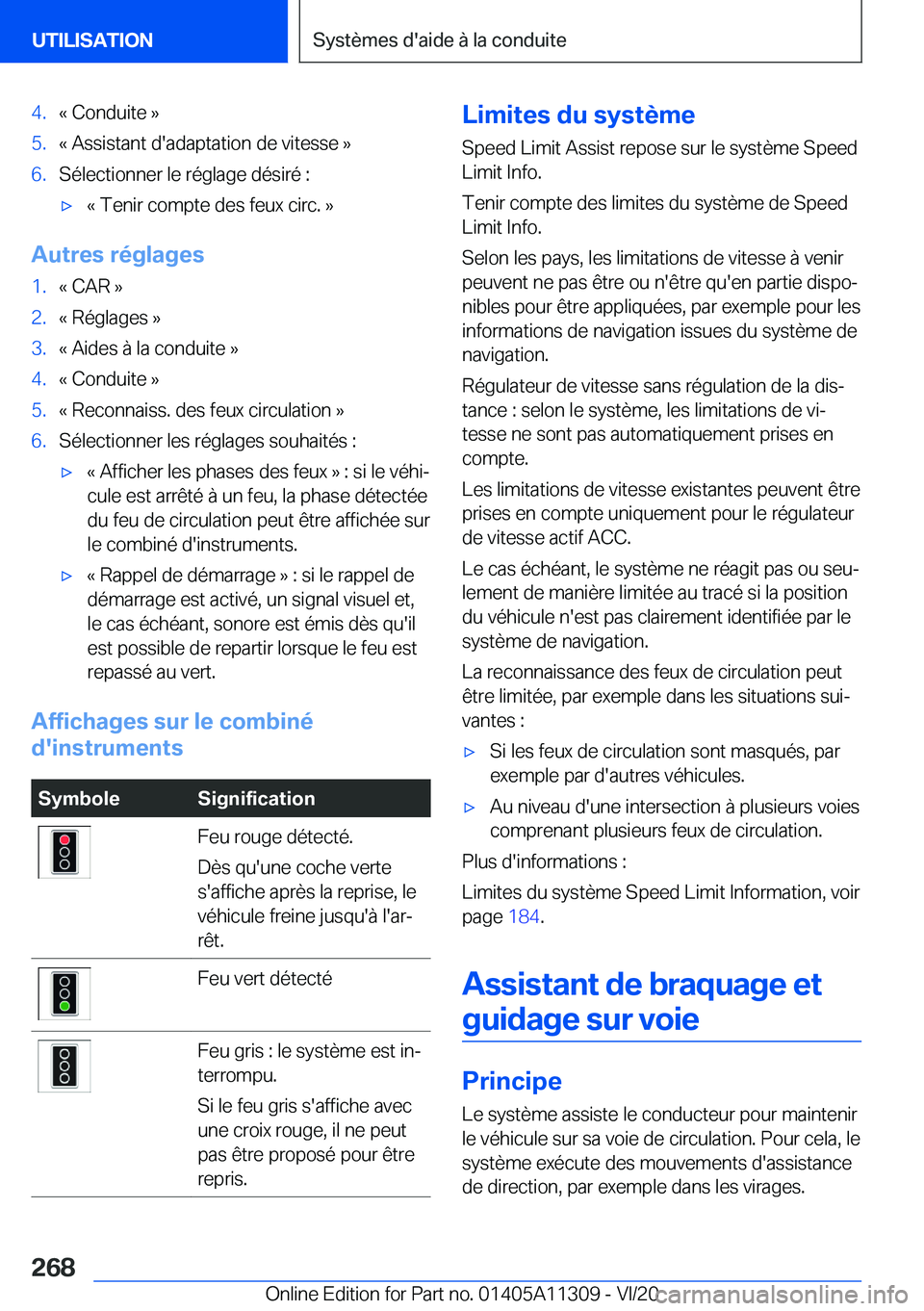 BMW 5 SERIES 2021  Notices Demploi (in French) �4�.�k��C�o�n�d�u�i�t�e��{�5�.�k��A�s�s�i�s�t�a�n�t��d�'�a�d�a�p�t�a�t�i�o�n��d�e��v�i�t�e�s�s�e��{�6�.�S�é�l�e�c�t�i�o�n�n�e�r��l�e��r�é�g�l�a�g�e��d�é�s�i�r�é��:'x�k��T�e�n�i