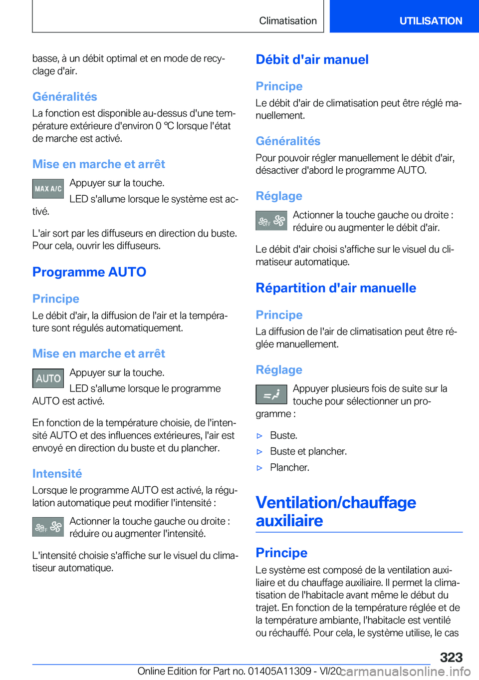 BMW 5 SERIES 2021  Notices Demploi (in French) �b�a�s�s�e�,��