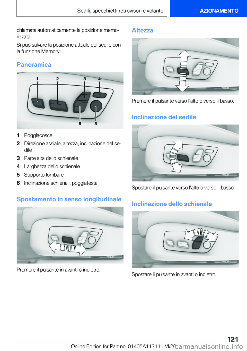 BMW 5 SERIES 2021  Libretti Di Uso E manutenzione (in Italian) �c�h�i�a�m�a�t�a��a�u�t�o�m�a�t�i�c�a�m�e�n�t�e��l�a��p�o�s�i�z�i�o�n�e��m�e�m�oª
�r�i�z�z�a�t�a�.
�S�i��p�u�