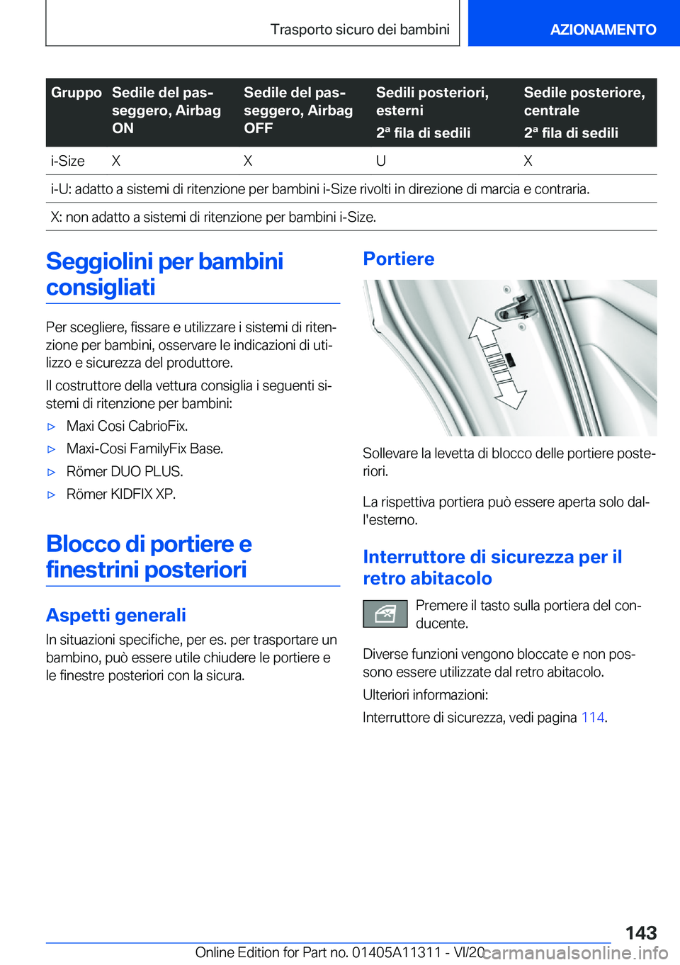 BMW 5 SERIES 2021  Libretti Di Uso E manutenzione (in Italian) �G�r�u�p�p�o�S�e�d�i�l�e��d�e�l��p�a�sj
�s�e�g�g�e�r�o�,��A�i�r�b�a�g
�O�N�S�e�d�i�l�e��d�e�l��p�a�sj
�s�e�g�g�e�r�o�,��A�i�r�b�a�g
�O�F�F�S�e�d�i�l�i��p�o�s�t�e�r�i�o�r�i�,
�e�s�t�e�r�n�i
�2
