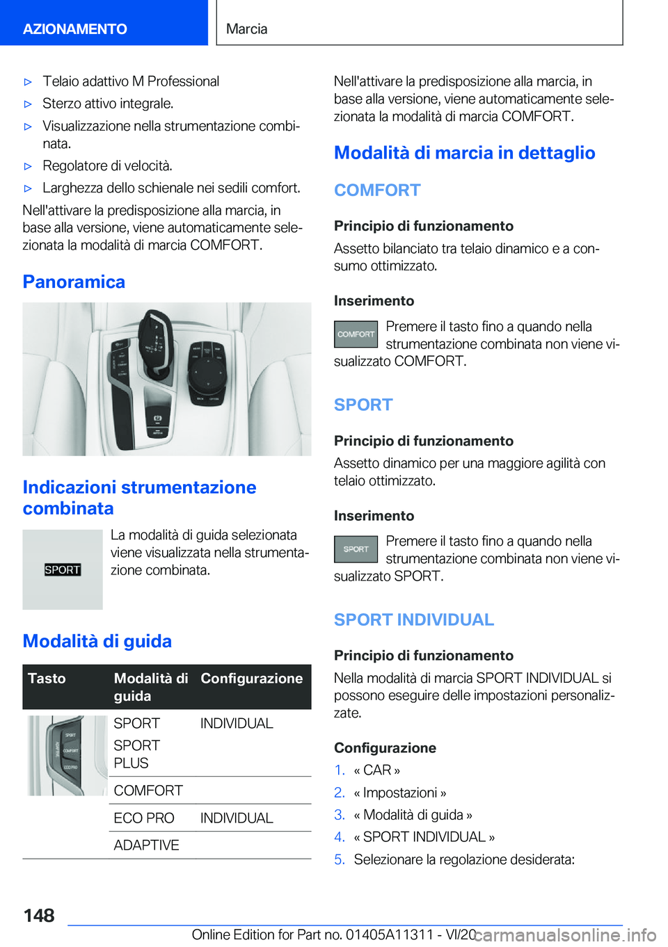 BMW 5 SERIES 2021  Libretti Di Uso E manutenzione (in Italian) 'x�T�e�l�a�i�o��a�d�a�t�t�i�v�o��M��P�r�o�f�e�s�s�i�o�n�a�l'x�S�t�e�r�z�o��a�t�t�i�v�o��i�n�t�e�g�r�a�l�e�.'x�V�i�s�u�a�l�i�z�z�a�z�i�o�n�e��n�e�l�l�a��s�t�r�u�m�e�n�t�a�z�i�o�n�e�