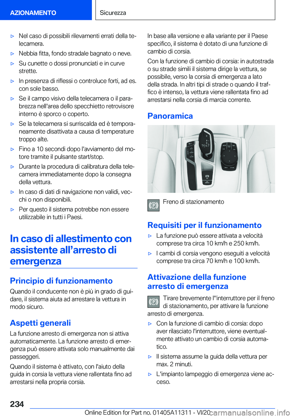 BMW 5 SERIES 2021  Libretti Di Uso E manutenzione (in Italian) 'x�N�e�l��c�a�s�o��d�i��p�o�s�s�i�b�i�l�i��r�i�l�e�v�a�m�e�n�t�i��e�r�r�a�t�i��d�e�l�l�a��t�eª
�l�e�c�a�m�e�r�a�.'x�N�e�b�b�i�a��f�i�t�t�a�,��f�o�n�d�o��s�t�r�a�d�a�l�e��b�a�g�n�a