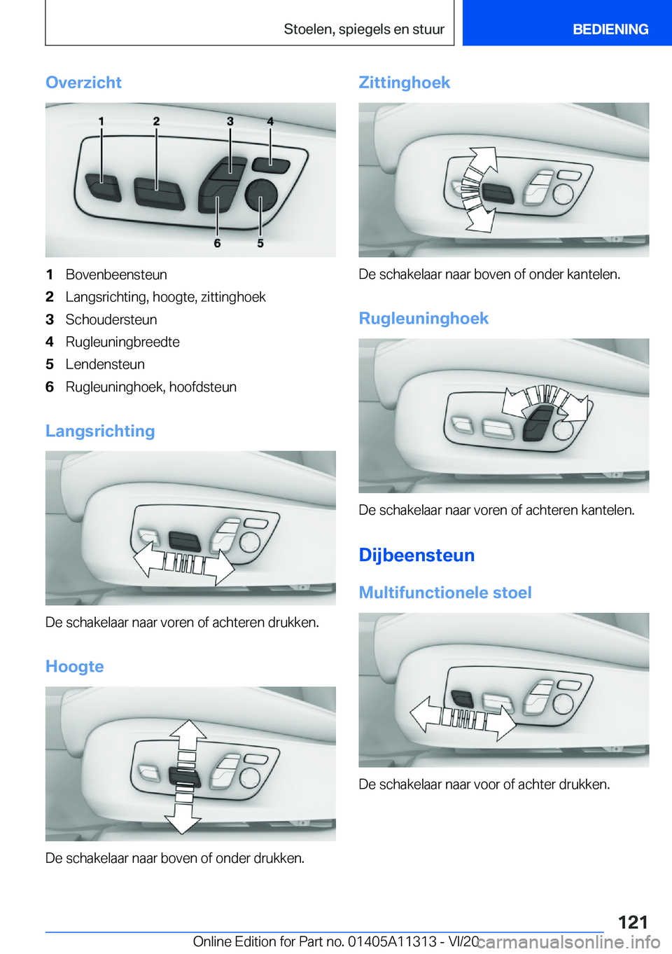 BMW 5 SERIES 2021  Instructieboekjes (in Dutch) �O�v�e�r�z�i�c�h�t�1�B�o�v�e�n�b�e�e�n�s�t�e�u�n�2�L�a�n�g�s�r�i�c�h�t�i�n�g�,��h�o�o�g�t�e�,��z�i�t�t�i�n�g�h�o�e�k�3�S�c�h�o�u�d�e�r�s�t�e�u�n�4�R�u�g�l�e�u�n�i�n�g�b�r�e�e�d�t�e�5�L�e�n�d�e�n�s�t